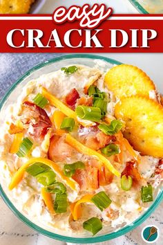 Easy Crack Dip – The Irresistible Party Favorite! Ranch Crackers, Bacon Cheese Dips, Cracker Dip, Bacon Dip, Family Snacks, Party Appetizers Easy, Whip It