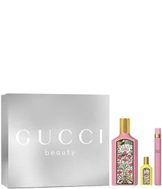 Gucci 3-Pc. Flora Gorgeous Eau de Parfum Holiday Gift Set | Dillard's Pear Blossom, White Gardenia, Vanilla Orchid, Holiday Beauty, Gift Sets For Women, Holiday Gift Sets, Perfume Gift Sets, Perfume Gift, Beauty Gift Sets