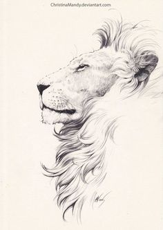 a drawing of a lion's head with the words it is love and tender than her demons