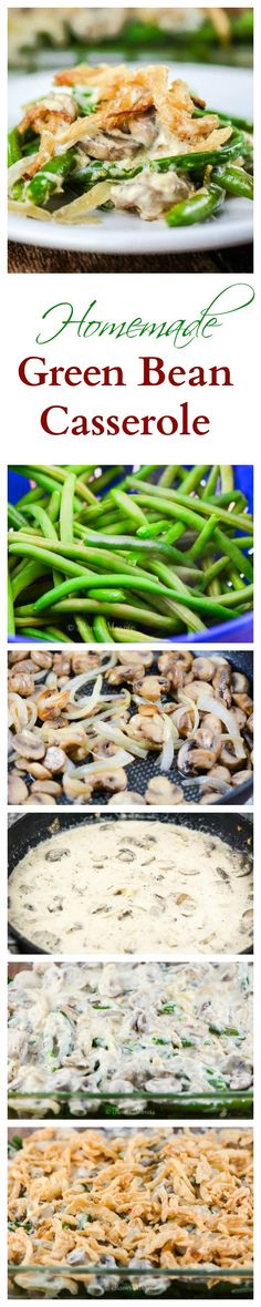 green bean casserole is an easy and delicious side dish