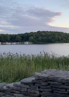 a bench sitting next to a body of water