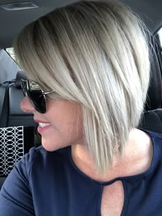 Bob Hair Color, Hairstyle Long, Trendy Bob Hairstyles, Red Blonde Hair, Fine Straight Hair, Bob Haircut For Fine Hair, Lob Hairstyle, Hairdos For Short Hair