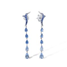 PRICES MAY VARY. ♥Gorgeous Style♥ Delicate blue ombre earrings are wonderful complements for you to attend party, wedding, dating, and other occasions, will decorate you charming and gorgeous, stand out in the crowd, and giving you a better wearing experience ♥Quality Material♥ Made of fine 925 Sterling Silver with high quality metal plating added to enhance shine, durable and low irritation, safe and comfortable to wear for a long time, not easy to rust, simple and stylish, enhance your eleganc Silver Ombre, Ombre Earrings, Zirconia Earrings, Blue Ombre, Jewelry Earrings Studs, Anklets, Cubic Zirconia, Sterling Silver Earrings, Women's Earrings