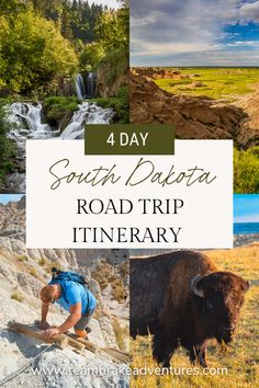 the road trip itinerary for south dakota