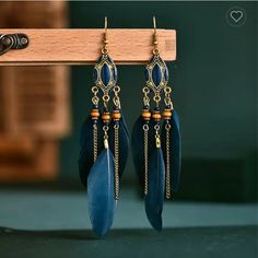 Beautiful Quality Boho Southwest Earrings. I Ship Fast And Well Packaged. For Earrings In This Category, Search: "Feather Earrings" (In The Search Box In My Closet) 6 Available Boho Feathers, Vintage Boho Fashion, Bohemian Accessories, Long Tassel Earrings, Tassel Drop Earrings, Colorful Feathers, Bohemian Earrings, Feather Earrings, Hippie Chic