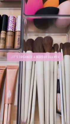 Makeup Organization Drawer, Glowy Super Gel, Dental Health Preschool, Makeup Beauty Room, Makeup Life Hacks, Glamour Home, Room Vibes, Makeup Drawer Organization, Home Edit