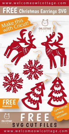 christmas ornaments with free svg cut files