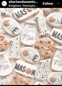 some cookies that are on top of a table