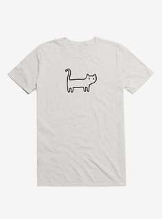 Officially licensed art by Fox Shiver.Lightweight 100% combed ring spun cottonWash cold; dry lowImportedListed in men's sizes Ironic Tees, Baggy Tshirt, Silly Shirt, Screen Printed Tshirts, Aesthetic Shirts, Cat T Shirt, Cat Shirt, Give Back, Cat T