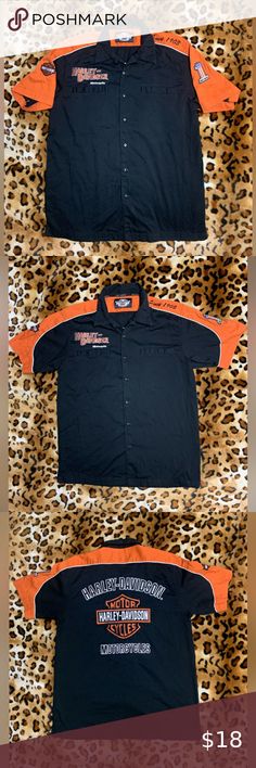 Harley Davidson motorcycles clothing mechanic shirt men’s Mechanic Shirt, Mechanic Shirts, Motor Harley Davidson Cycles, Motorcycle Outfit, Harley Davidson Motorcycles, Harley Davidson, Motorcycles