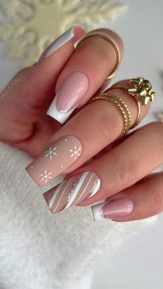 These Christmas Nails Nail Art Ideas – Get Ready to Shine! 💅. Get festive with these stunning Christmas Nails Nail Art ideas that will make your nails the talk of every holiday party! From elegant Christmas Gel Nails to chic Christmas Nails Acrylic, there\'s a look for everyone. 🎅✨ Want something fun and easy? Try Cute Christmas Nails or go with Christmas Nails Easy for a quick, stylish look. Bring on the Festival Nails and show off Her Nails with confidence. If you’re in a rush, Stick On Nai... Christmas Sweater Nails, Beige Nails Design, Christmas Tree Nails, Summer Nail Polish, Candy Cane Nails, Christmas Gel, December Nails, Fun Nail Colors, Christmas Manicure