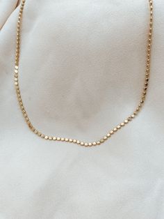 Our beautiful Dot Chain is an easy way to make a big statement and is perfect to wear anytime. This chain looks beautiful on its own or mixed and matched. High quality chain necklace, gold filled, nickel-free and hypoallergenic.This’s one of my favorite chains from my new collection. The different shapes make them look so classy, unique, and shiny! YOU’LL LOVE IT!! DETAILS: •Material: 14K gold-filled, sterling silver •Lengths : 14" - 18" inches • Thickness: 2mm•features the perfect chain for mak Dainty Gold Chain Round Necklaces, Dainty Round Gold Chain Necklace, Minimalist Silver Chain Necklace 14k Gold Filled, Minimalist Sterling Silver Necklace With Gold Chain, Minimalist Silver 14k Gold Filled Chain Necklace, Minimalist 14k Gold Filled Silver Chain Necklace, Everyday Silver 14k Gold Filled Chain Necklace, Everyday Box Chain Necklace, Delicate Round Chain Necklace