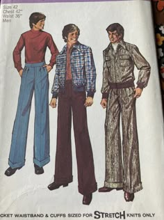 70s Winter Outfits, 1970s Mens Suit, 50s Mens Fashion, 19s Fashion, 70s Winter, Mens Sewing, 60s Outfits, 1970s Looks