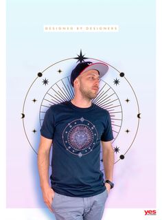 Unisex T-shirt, Symmetrical Wolf