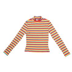 Floerns Rainbow Striped Rib-Knit Long Sleeve Mock Neck Top Casual Women L Embrace Vibrant Style With This Floerns Turtleneck Top, Featuring A Bold Rainbow Stripe Pattern. Crafted For Comfort, It's Made With A Soft Blend Of 92% Polyester And 8% Elastane, Ensuring A Stretchy Fit. Perfect For A Casual Yet Striking Look. Size Large. 92% Polyester, 8% Elastane Why Shop With Us?Customer Service Is Our #1 Priority Excellent Pricing Excellent Feedback Quality Assurance Fast Shipping Feedbackif You Are C Vibrant Style, Rainbow Shirt, Turtleneck Top, Mock Neck Top, Turtle Neck Top, Rainbow Stripes, Quality Assurance, Top Casual, Stripes Pattern