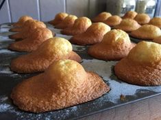 muffins lined up on a baking tray ready to be baked in the oven