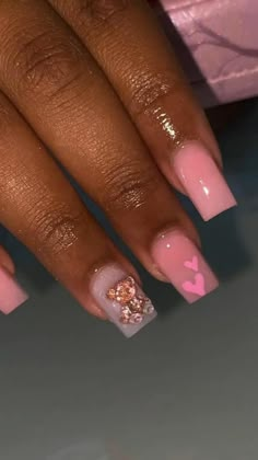 Short Coffin Nails Designs, 2022 Nails, Drip Nails, Short Coffin Nails, Homecoming Nails Acrylic, Nails Design With Rhinestones