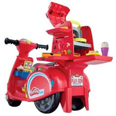 Play-Doh Pizza Delivery Scooter Playset Delivery Scooter, Play Doh Kitchen, Food Delivery Business, Modeling Dough, Delivery Business, Pretend Kitchen, Play Kitchen Accessories, Imagination Toys, Play Pretend