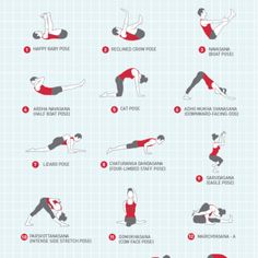 an exercise poster showing the different exercises to do with your legs and arms in order to stay