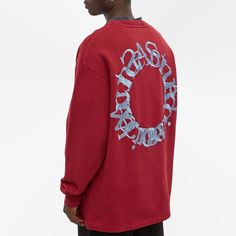 Acne Studios Sku: 212129m20402200 Burgundy Embroidered Logo Sweatshirt Xxs Light Blue Embroidery On Back Great Condition Light Blue Embroidery, Circle Logo, Circle Logos, Blue Embroidery, Logo Sweatshirt, Sweaters Crewneck, Crew Sweatshirts, Acne Studios, Graphic Sweatshirt