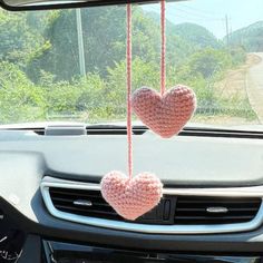 Car Plant Decoration Decoration Knitting Wool - Trendha Crochet Car Decor, Tulip Decor, Bath N Body Works, Plant Decoration, Crochet Car, Car Hangers, Positive Gift, White Rope, Sunflower Decor