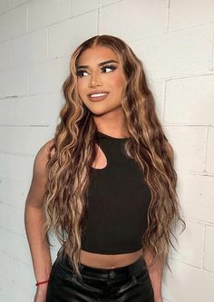 Brassy Hair, Hair Extension Salon, Double Drawn Hair, Short Hairstyles Fine, Estilo Swag, Velvet Teddy, Hair Extensions Best, Caramel Highlights, Prom Hairstyles For Long Hair