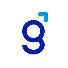 the letter g in blue is shown