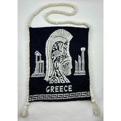 Vintage 1980s Greece Athens Wool Tote Shoulder Bag Purse Hobo Hand Spun Blue | eBay Wool Tote, Greece Athens, Antique Decor, Hand Spinning, Vintage Bags, Athens, Vintage Antiques, Greece, Purse