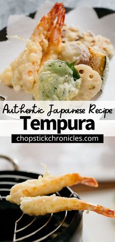 simple japanese recipe tempura with shrimp and noodles