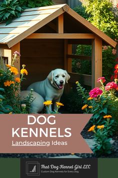 dog kennels landscaping ideas that dogs want to keep in their own backyard area