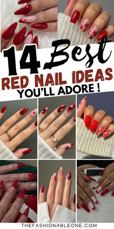 Looking for classy red nails that will steal the spotlight, you're in the right place. Explore amazing red nail designs and red nails acrylic that you'll adore. Embrace a unique and classy vibe with our red nails ideas and red nail set. You'll also find red nails short, red nails aesthetic, red nail art designs, red nail trendy, red nails christmas, red nails almond, red nails square, red nail art, red gel nails, red short nails, red acrylic nails, short red nail design, short red nails.