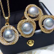 Real Pearl Jewellery, Real Pearl Earrings, Pearl Jewelry Set, Pearl And Diamond Ring, Pearl Jewelry Sets, Pearl And Diamond Earrings, Real Pearls, Pearl Set, Pearl Pendant Necklace