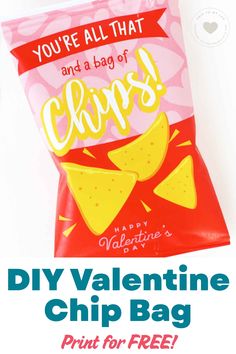 Surprise your loved one with a handmade Valentine's chip bag to express your feelings in a unique way. This thoughtful gift is sure to make them feel cherished and adored. Download it for FREE today and share the love! Perfect for showing how much they truly mean to you. Let's spread some love together!