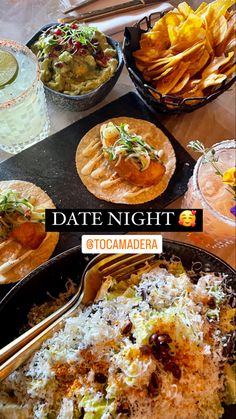 Mexican food with “Date Night” caption Dates On A Budget, Visit Los Angeles, Good Dates, Best Places To Eat, Places To Eat, Outdoors Adventure, The Good Place, Angel