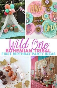 19+ Ideas Birthday Party Themes Baby Color Schemes #party #birthday #baby Color Schemes Party, Ideas Birthday Party, Boho Birthday Party, Baby Color, Themes Ideas, Wild One Birthday Party