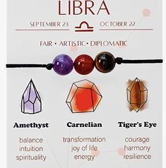 a poster with different types of crystals on it