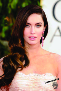 Red Carpet Long Hair, Megan Fox Blonde, Makeup For Brunettes, Golden Globes Hair, Wedding Makeup For Brunettes, Side Curls, Wedding Hairstyles And Makeup, Deep Side Part