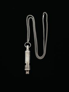 Vintage 'The Acme Guide Whistle Made in England' with Long 28 Inch Long Curb Chain with clip clasp. Good working condition for its age.  Whistle L7.5cm W1.5cm Chain 28 Inches (L71cm) W3mm Antique Silver Adjustable Necklace, Antique Silver Adjustable Vintage Necklace, Vintage Silver Adjustable Chain Necklace, Vintage Sterling Silver Chain Necklace With Adjustable Chain, Whistle Necklace, Cameo Earrings, Curb Chain, Made In, Vintage Sterling Silver