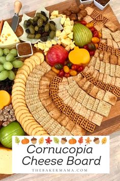 Make this easy Cornucopia Cheese Board this Thanksgiving. Learn how to create a stunning Cornucopia Cheese Board filled with crunchy snacks shaped like a cornucopia, plus a delightful mix of fall cheeses, fruits, vegetables, nuts, and more. It’s the perfect centerpiece for your Thanksgiving gathering! Bacon Ranch Cheeseball, Savoury Finger Food, Crunchy Snacks, Thanksgiving Cornucopia, Garlic Roasted Broccoli, Party Snacks Easy, Butter Carrots, Thanksgiving Gathering, Easy Mashed Potatoes