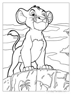 the lion king coloring pages for kids