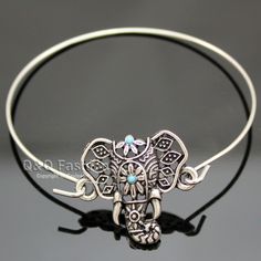 Hindu Ganesha, Buddhist Jewelry, Flower Elephant, Elephant Bangle, Land Animals, Flowers Petals, Cuff Jewelry, Bracelet Bangle