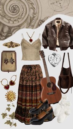 #outfitinspo #vintage #nature #vibes Nature Vibes, Mode Hippie, Estilo Hippie, Vintage Nature