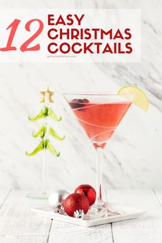 the 12 easy christmas cocktails you can make at home