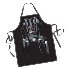 an apron with darth vader on it