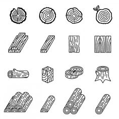 the different types of wood logos