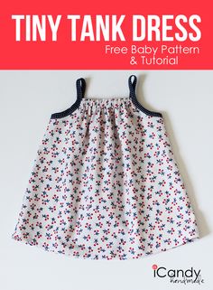 the tiny tank dress sewing pattern is easy to sew