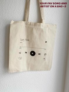 Creative Tote Bag, Music Tote Bag