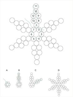 a cross that has been drawn in the shape of a snowflake with numbers on it