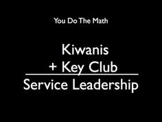 the words kivaniis and key club service leadership are shown in white on a black background