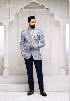 Indo Western Dress Party Wear, Indo Western Outfits, Groom Dress Men